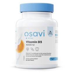 Vitamin D3 4000IU 60 softgels Osavi