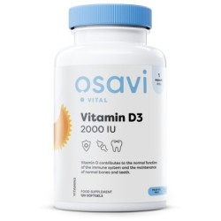 Vitamin D3 2000IU 120 softgels Osavi