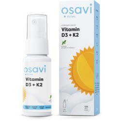 Vitamin D3 + K2 Oral Spray Peppermint 25ml Osavi