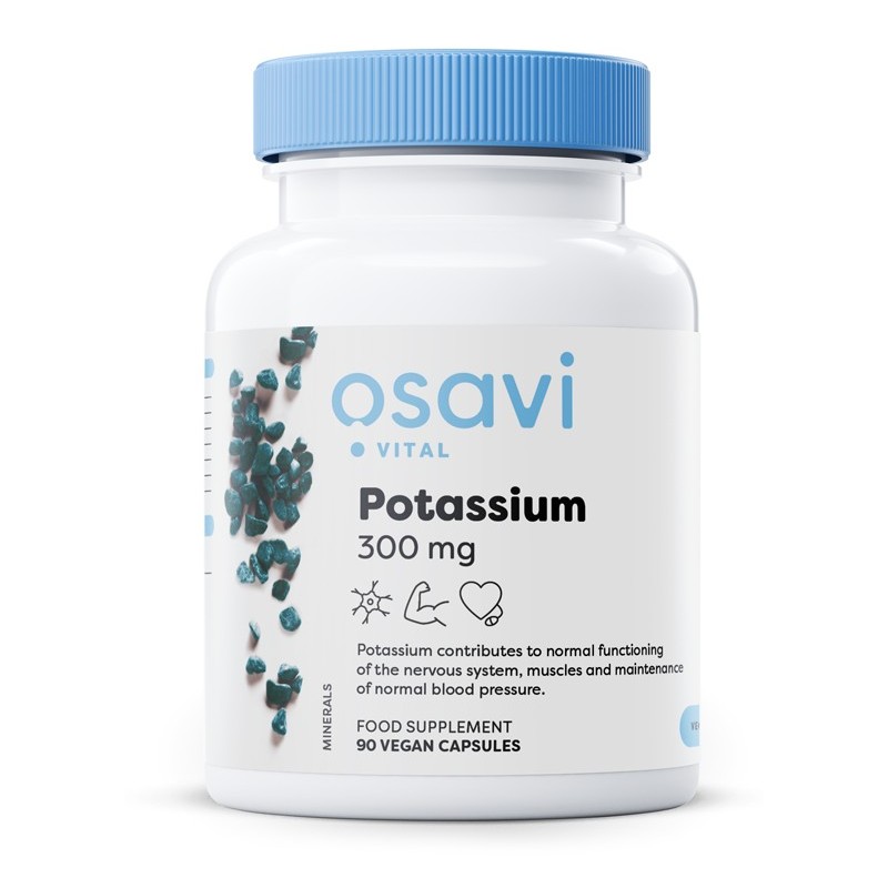Potassium 300mg 90 vegan caps Osavi
