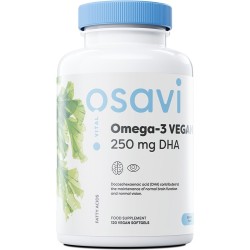 Omega-3 Vegan 250mg DHA 120 wegańskich kapsułek Osavi