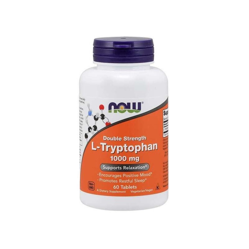 L-Tryptofan 1000 mg 60 tab. NOW Foods