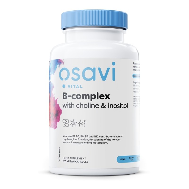 B-Complex with Choline & Inositol 120 vegan caps Osavi