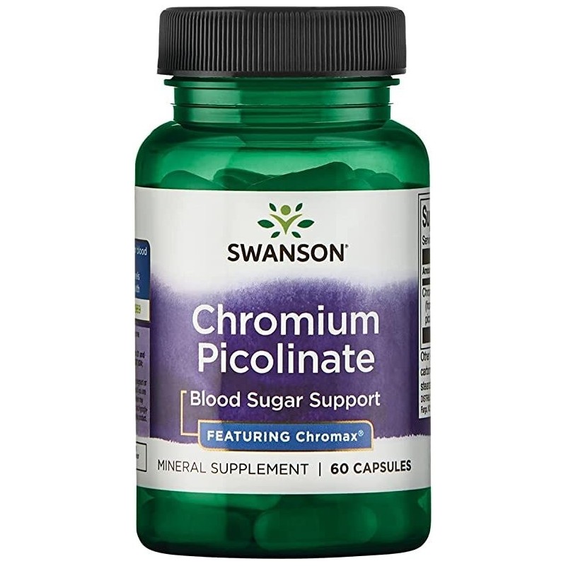 Chromium Picolinate Featuring Chromax 200mcg  60 caps Swanson