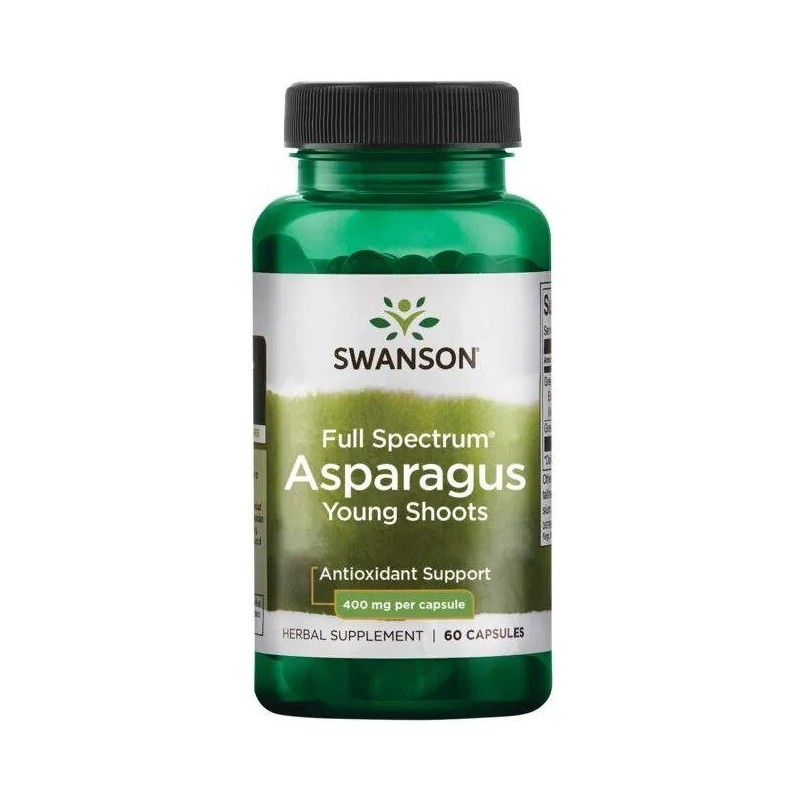 Full Spectrum Asparagus Young Shoots 400mg 60 caps Swanson