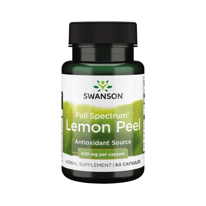 Full Spectrum Skórka Cytryny 400mg 60 kapsułek Swanson