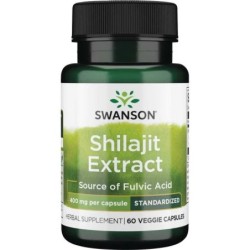 Shilajit Extract 400mg 60 vcaps Swanson