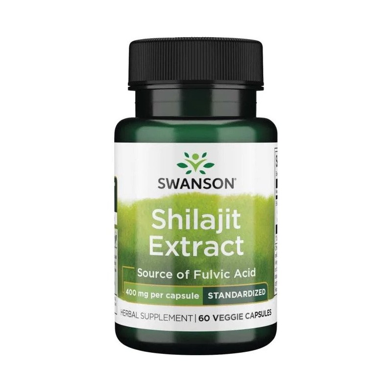 Shilajit Extract 400mg 60 vcaps Swanson