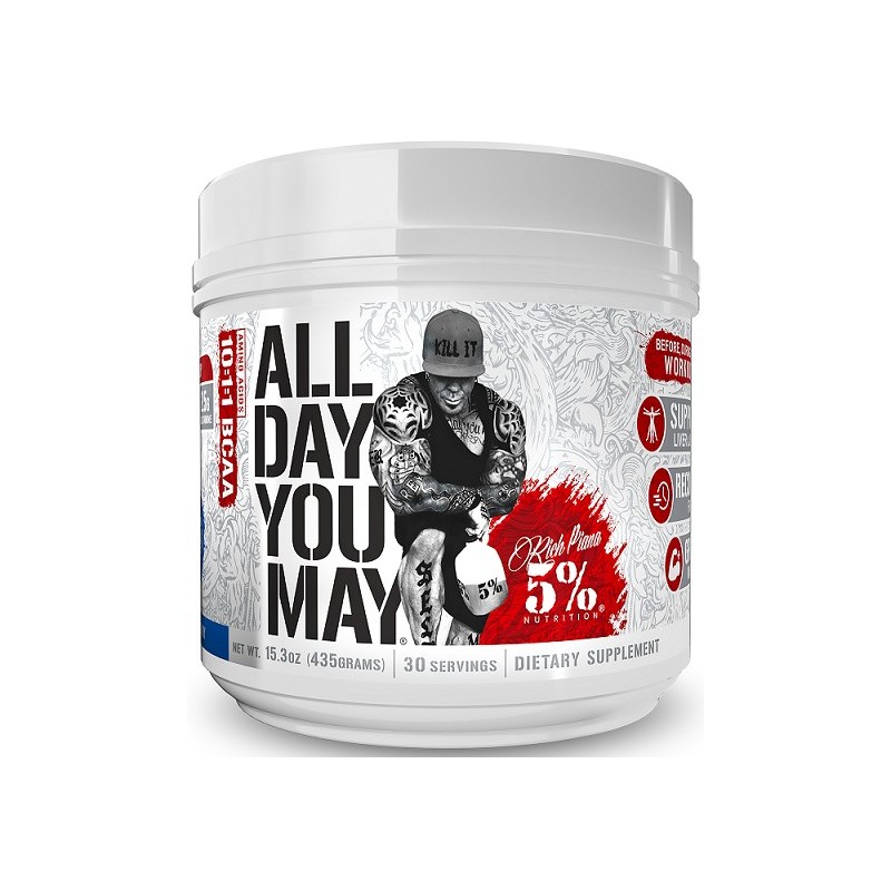 AllDayYouMay Legendary Series Blue Raspberry 435g 5% Nutrition (Rich Piana)