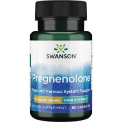 Pregnenolon 25mg 60 kapsułek Swanson