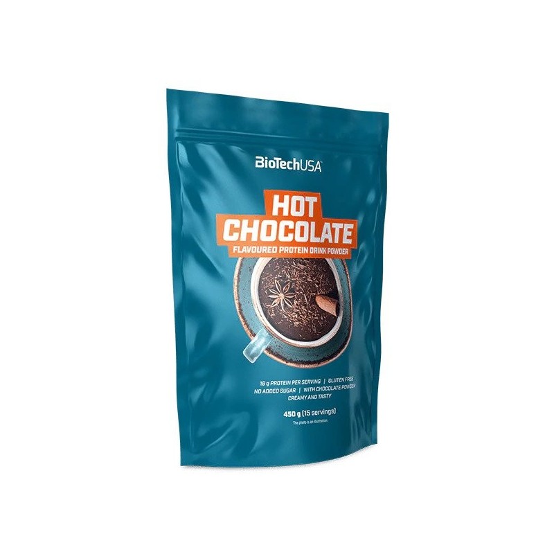 Hot Chocolate Protein Drink Powder 450g BioTechUSA