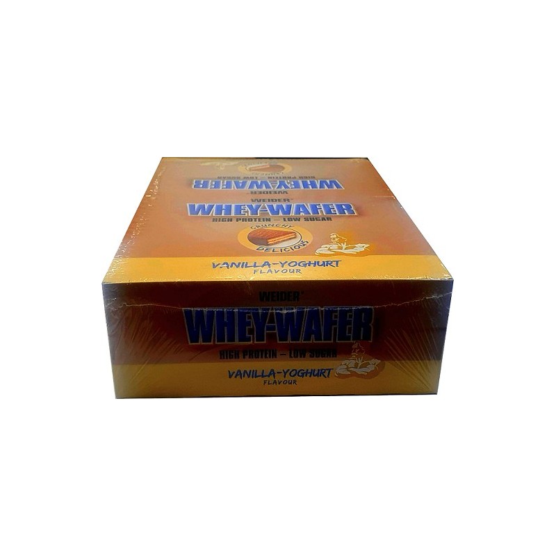 Whey-Wafer Vanilla Yoghurt 12 x 35g Weider