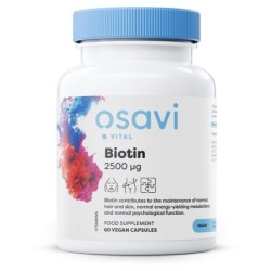 Biotyna 2500mcg 60 kapsułek wegańskich Osavi