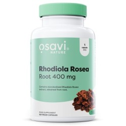 Korzeń Rhodiola Rosea 400mg 120 wegańskich kapsułek Osavi