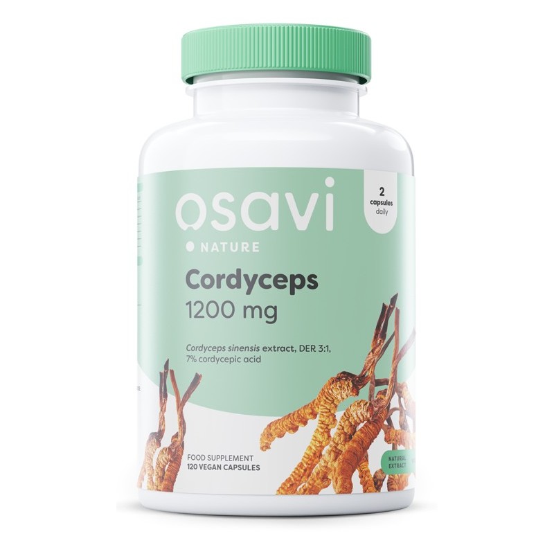 Cordyceps 1200mg 120 vegan caps Osavi