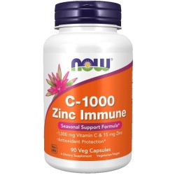 C-1000 Zinc (Immune) 90 vcaps NOW Foods