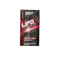 Lipo-6 Black Ultra Concentrate Extreme Potency 60 caps Nutrex