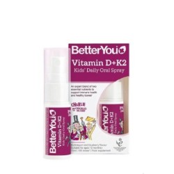 Vitamin D+K2 Kid's Daily Oral Spray Bubblegum & Blueberry 15ml BetterYou