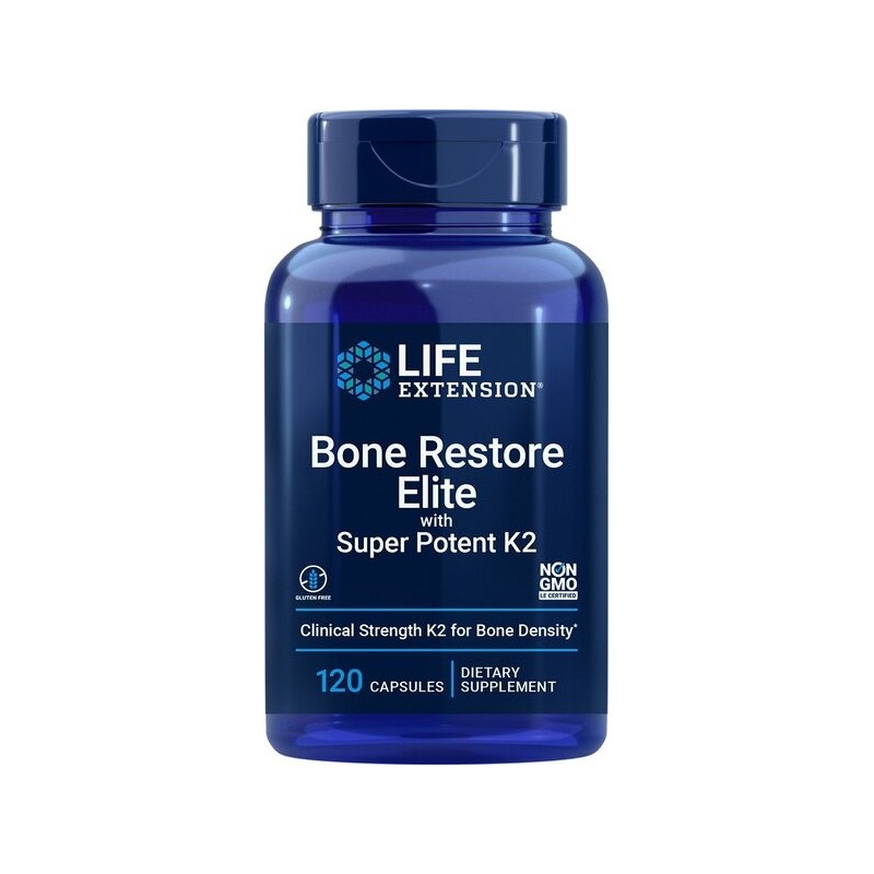 Bone Restore Elite with Super Potenet K2 120 caps Life Extension