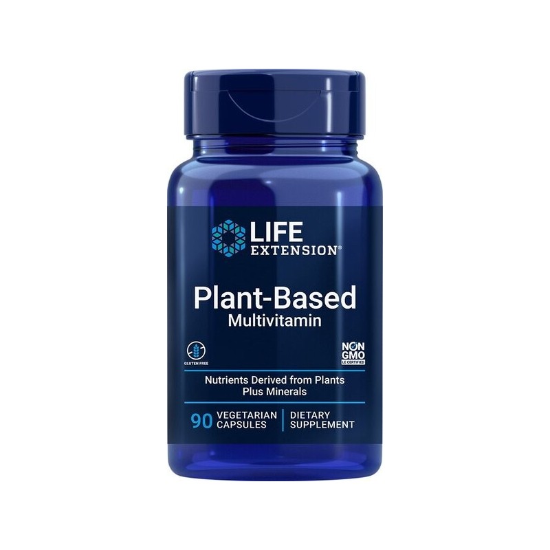 Plant-Based Multivitamin 90 vcaps Life Extension