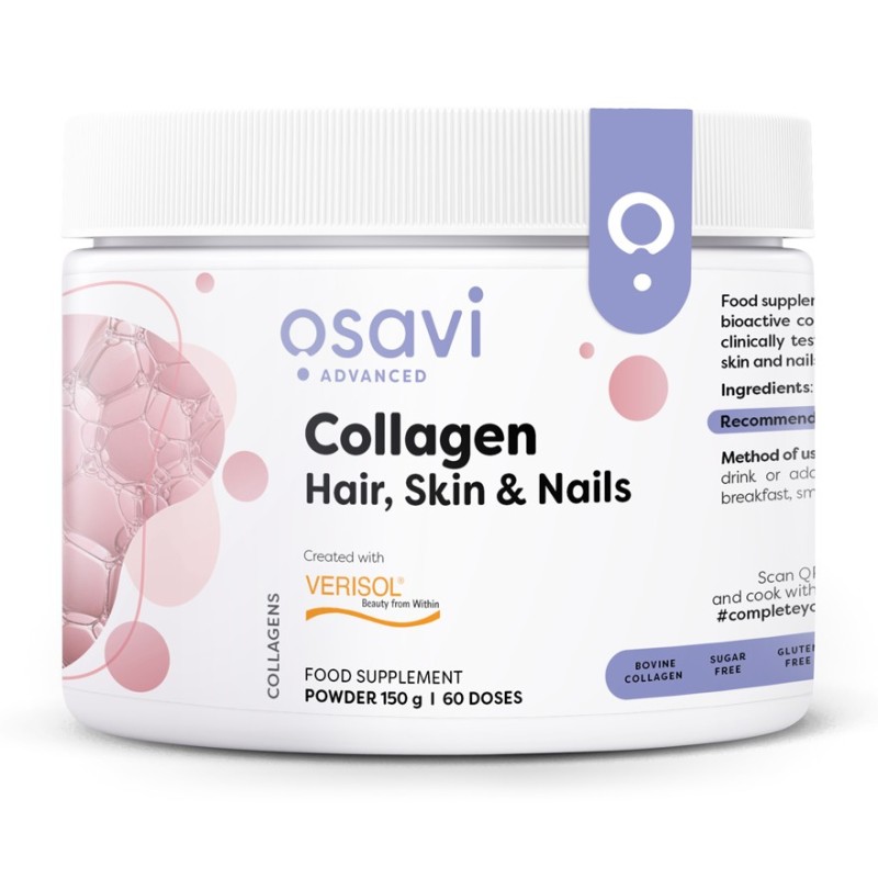 Collagen Peptides Hair, Skin & Nails Unflavoured 150g Osavi