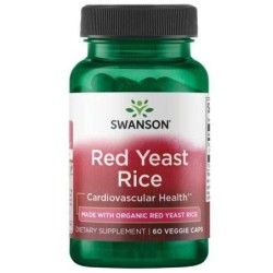 Red Yeast Rice 600mg 60 vcaps Swanson