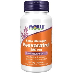 Resveratrol, Extra Strength 350mg 60 vcaps NOW Foods