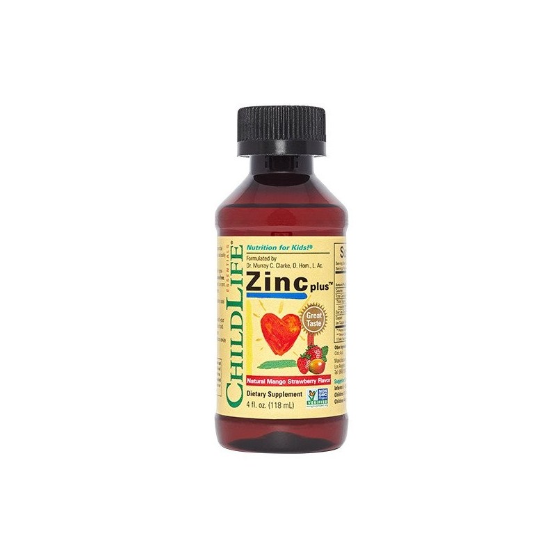 Zinc Plus Natural Mango Strawberry 118ml Child Life