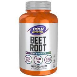 Beet Root Capsules 180 vcaps NOW Foods