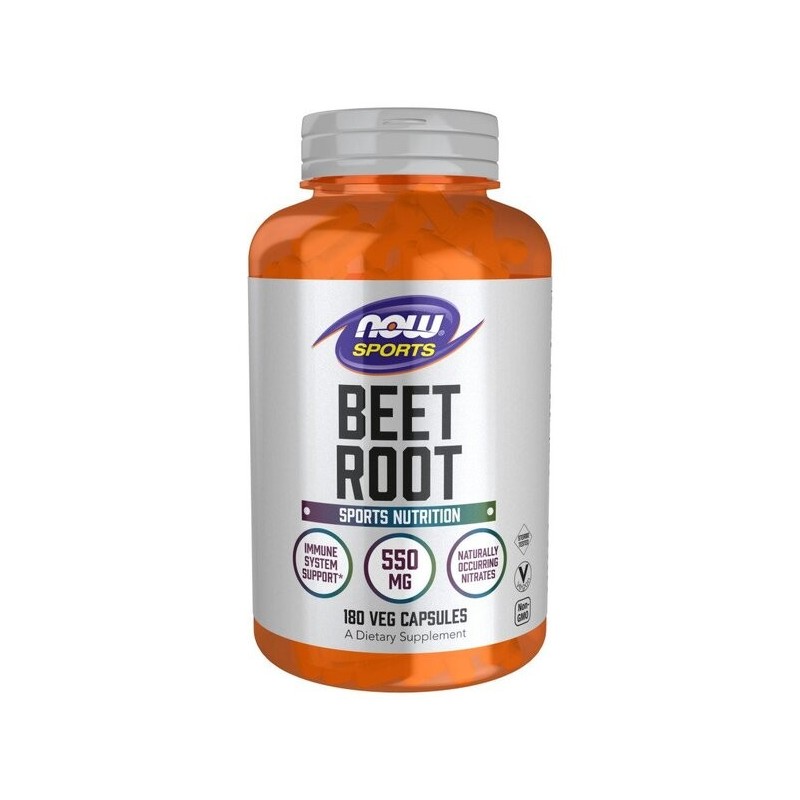 Beet Root Capsules 180 vcaps NOW Foods