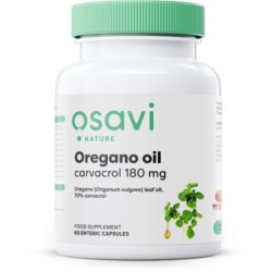 Oregano Oil Carvacrol 180mg 60 enteric caps Osavi