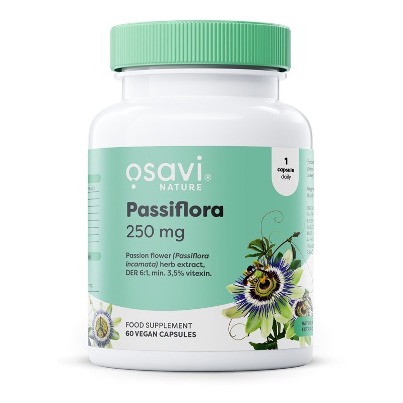 Męczennica 250mg 60 wegańskich kapsułek Osavi