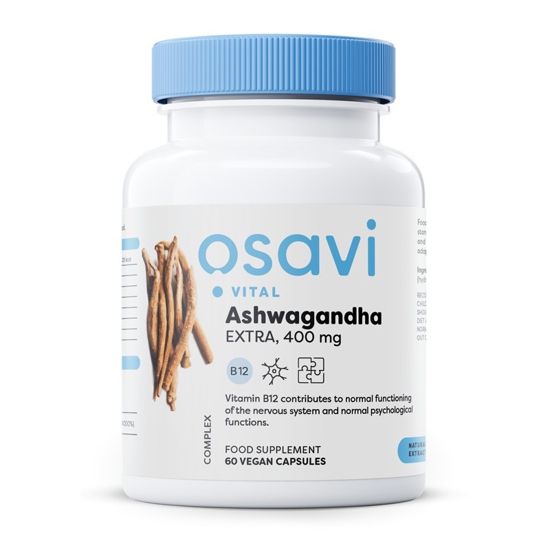 Ashwagandha Extra 400mg 60 vegan caps Osavi