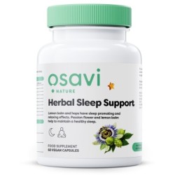 Herbal Sleep Support Melatonin Free 60 vegan caps Osavi