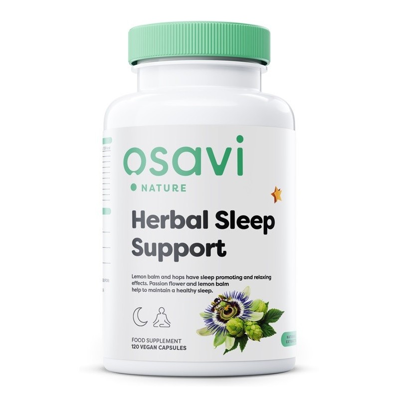 Herbal Sleep Support Melatonin Free 120 vegan caps Osavi