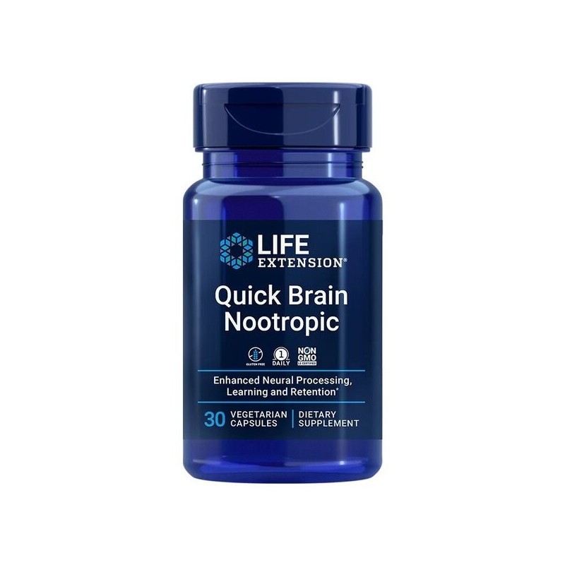 Quick Brain Nootropic 30 vcaps Life Extension