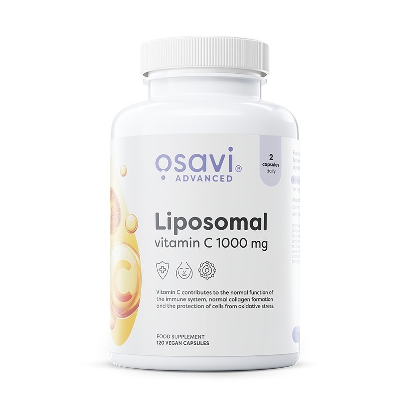 Liposomalna Witamina C 1000mg 120 kapsułek Osavi