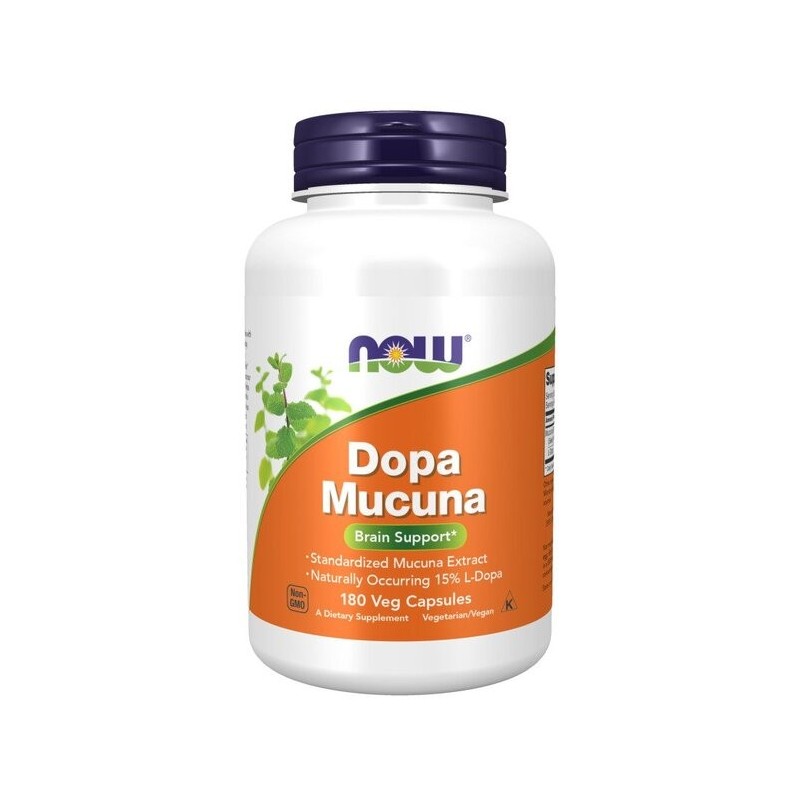 DOPA Mucuna 180 vcaps NOW Foods