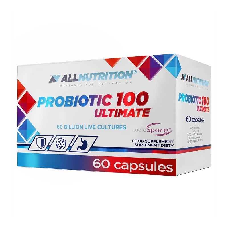 Probiotyk 100 Ultimate 60 kapsułek Allnutrition