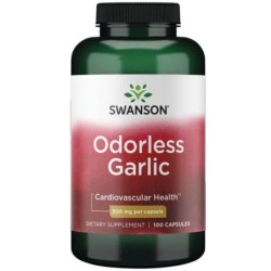 Odorless Garlic 500mg 100 caps Swanson