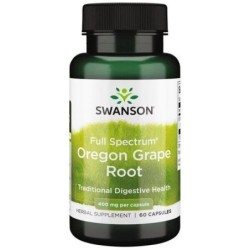 Full Spectrum Oregon Grape Root 400mg 60 caps Swanson