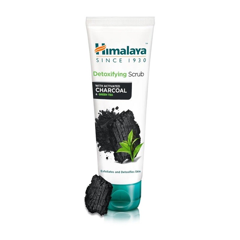Detoxifying Scrub with Activated Charcoal & Green Tea - 75 ml. Himalaya