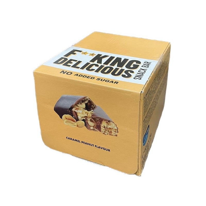 Fitking Delicious Snack Bar Caramel Peanut 24x40g Allnutrition