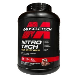 Nitro-Tech 100% Whey Gold Podwójna Bogata Czekolada 2270g MuscleTech