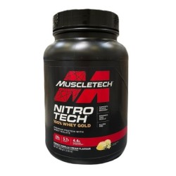 Nitro-Tech 100% Whey Gold Francuski Krem Waniliowy 908g MuscleTech