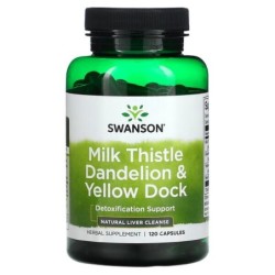 Milk Thistle Dandelion & Yellow Dock 120 caps Swanson