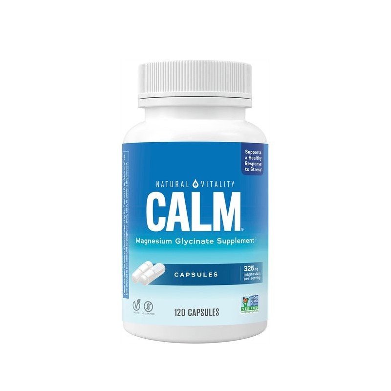 Calm Magnesium Glycinate 120 caps Natural Vitality