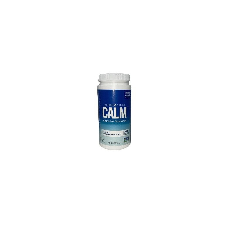 Calm Magnesium Powder Unflavoured 113g Natural Vitality