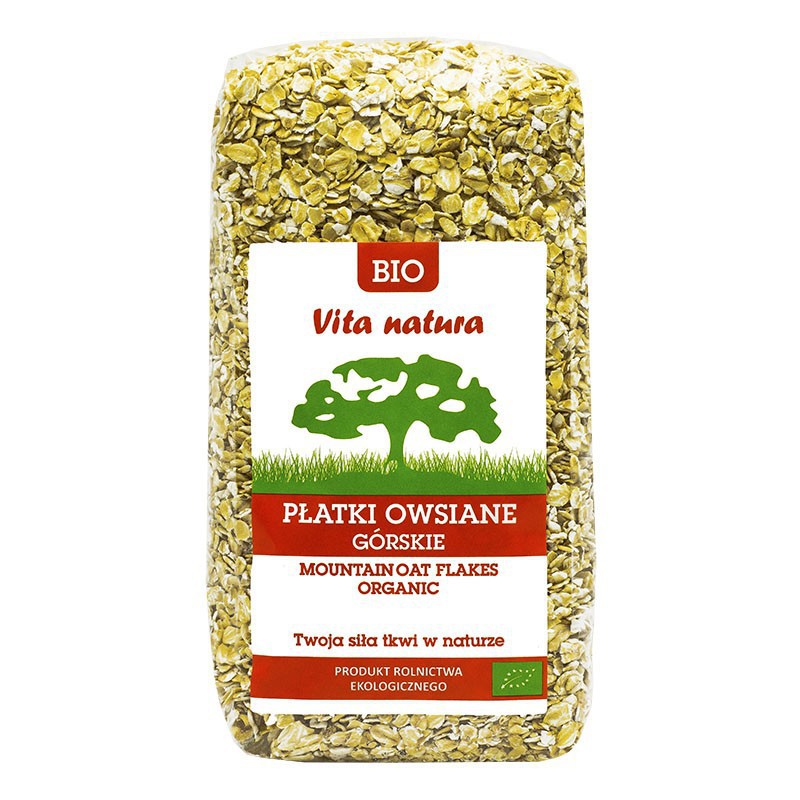 Oat Flakes Cereal: Organic, Mountain, Vita Natura | 4ecoshop | 4ecoshop CO  UK