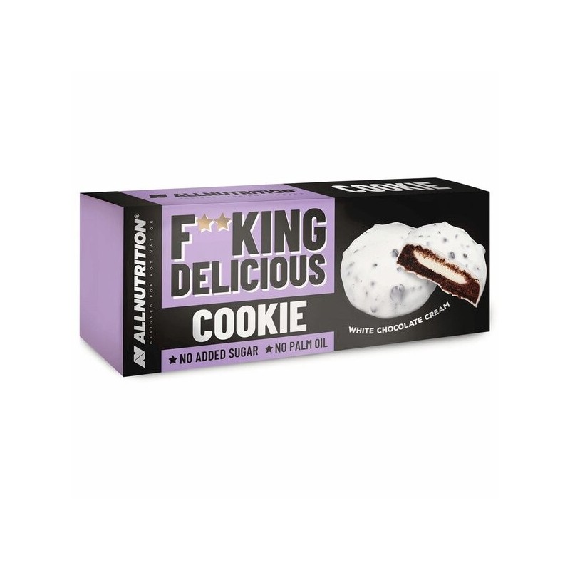 Fitking Delicious Ciastka Smak Krem Biała Czekolada 128g Allnutrition